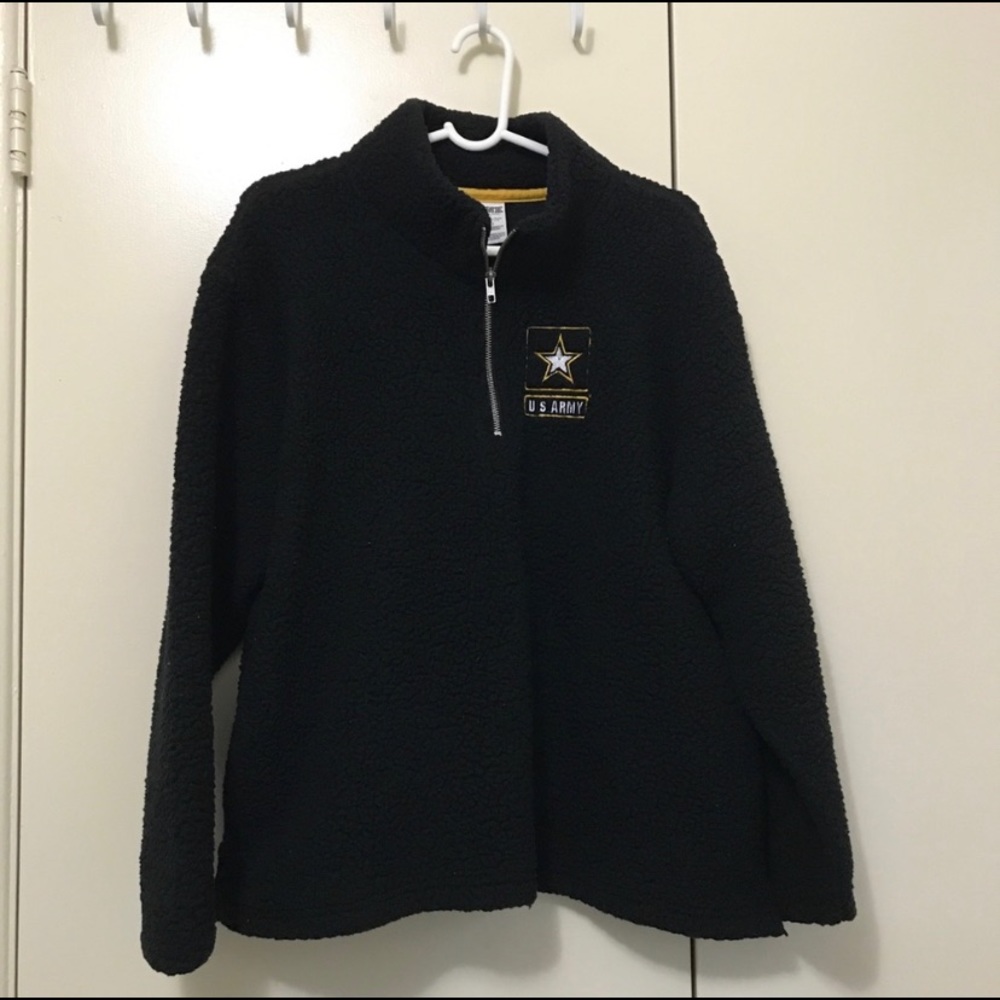 VS Pink US Army Sherpa Pullover